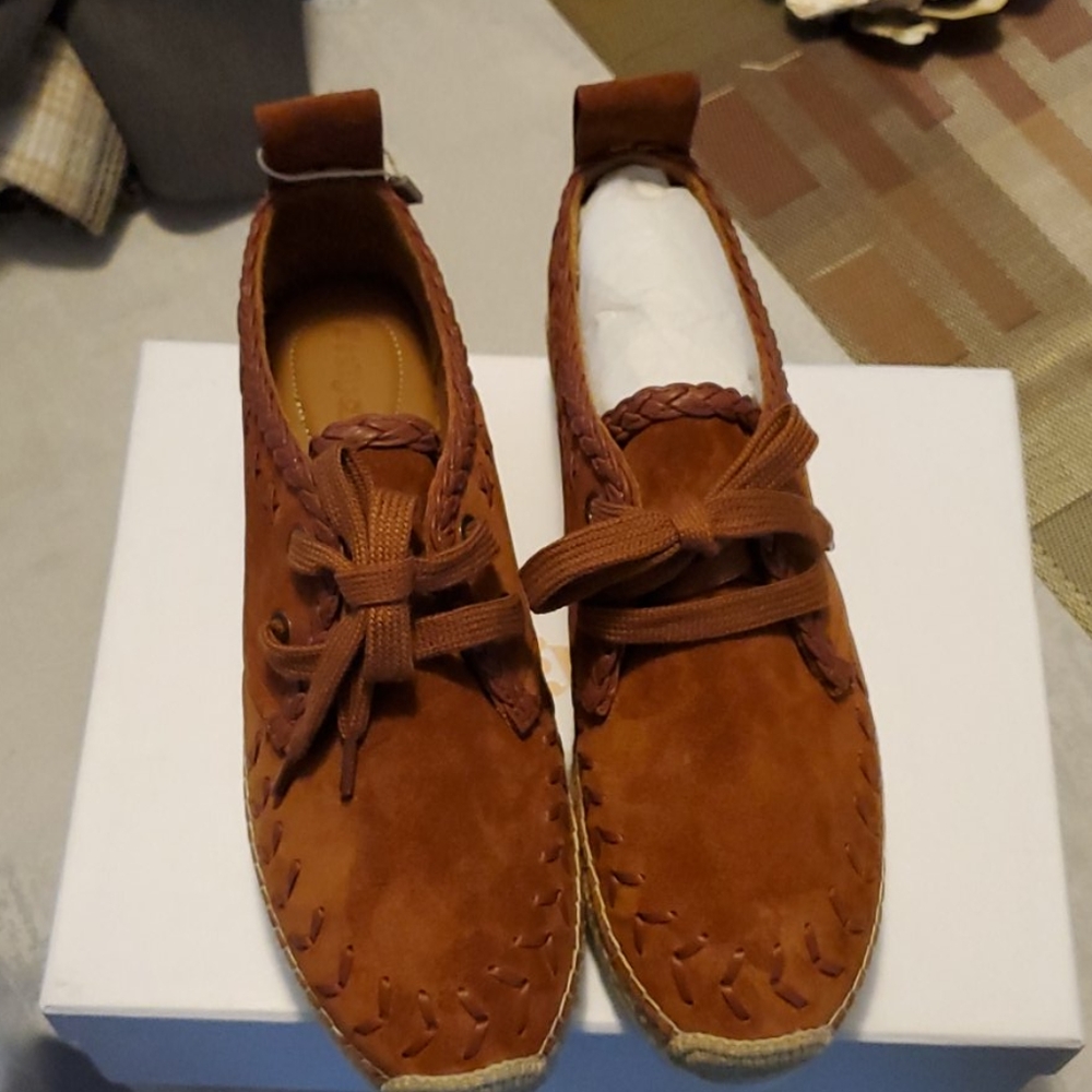 See by Chloe suede leather shoes